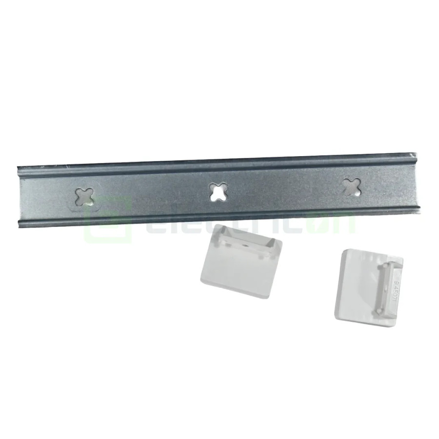Sina DIN izolata pentru 11,5 module, cu adancime reglabila pana la 21 mm, pentru tablouri Hager FWU/FWB, Hager, UT22C - Electric