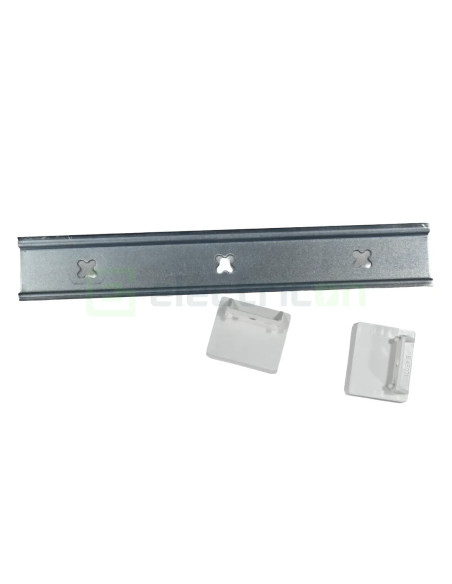 Sina DIN izolata pentru 11,5 module, cu adancime reglabila pana la 21 mm, pentru tablouri Hager FWU/FWB, Hager, UT22C - Electric