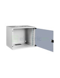 Cabinet metalic - rack perete - 9U 460x540x400mm 19" ușă sticlă Schrack DTWN095440