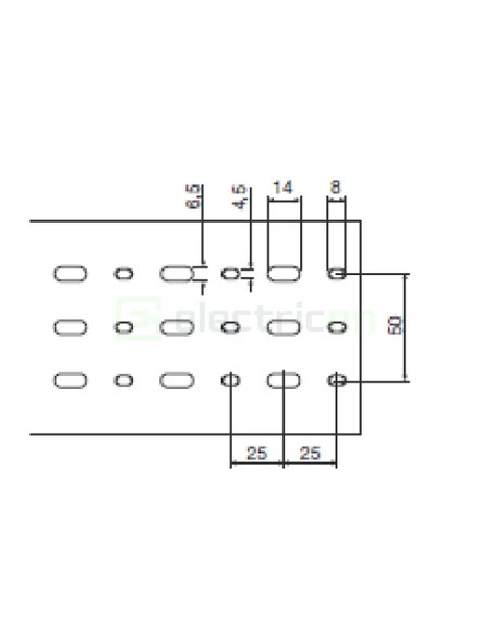 Canal cablu PVC pieptene, 80x100mm albastru, Hager, BA780100BL - Electricon.ro