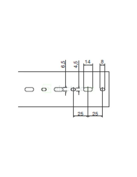 Canal cablu pieptene, PVC, 80x60mm albastru, Hager, BA780060BL - Electricon.ro