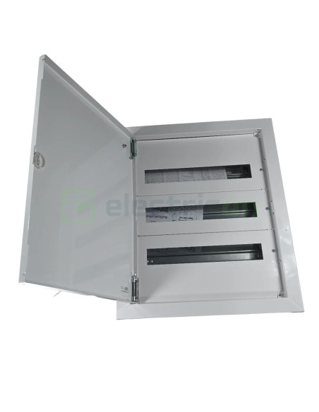 Tablou de sigurante 3x18, 54 module incastrat cu usa metalica, MBF18-3, ETI, 001108102 - Electricon.ro