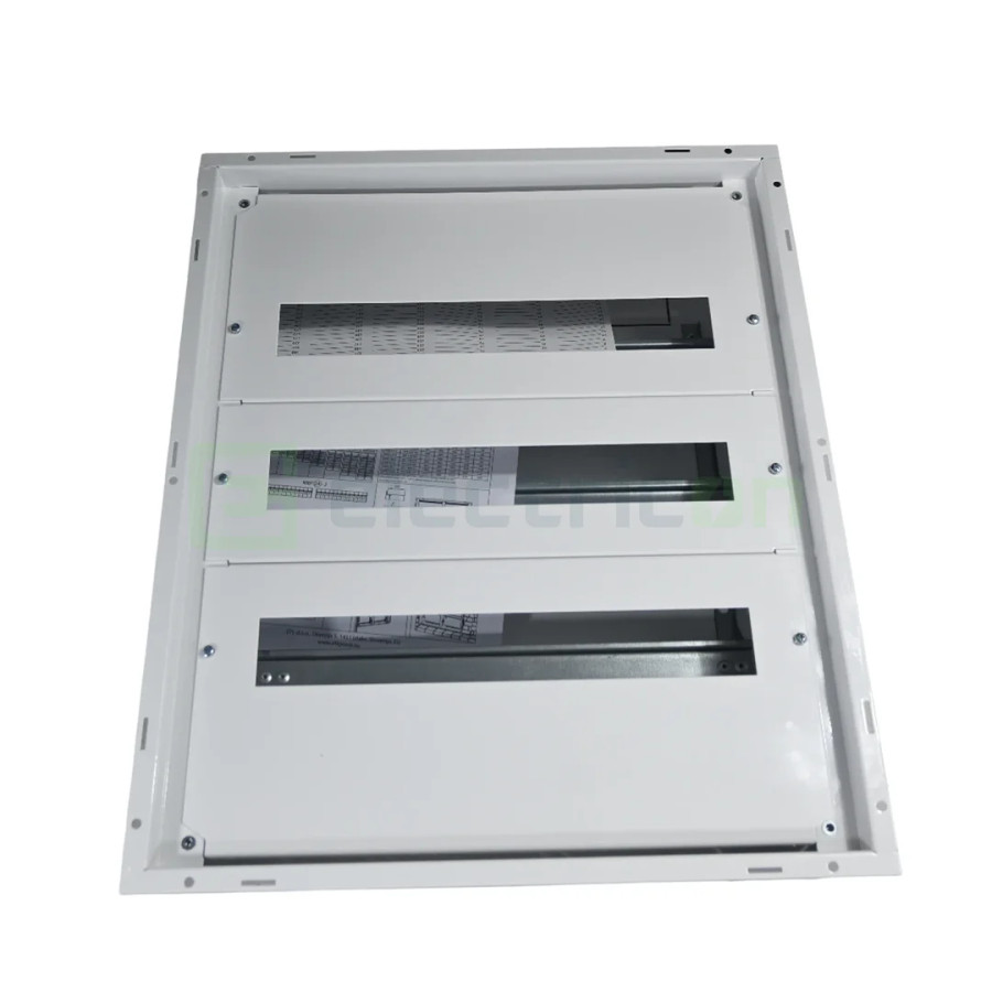 Tablou de sigurante 3x18, 54 module incastrat cu usa metalica, MBF18-3, ETI, 001108102 - Electricon.ro