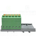 Clema conexiuni - Bloc de distribuție - PTFIX 12X25 pe șină DIN verde - Phoenix Contact 3273030