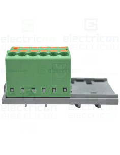 Bloc distribuție Bloc de distributie 4/12X2.5-NS35GY, PTFIX 12X2,5-NS35 GN, verde, Phoenix Contact, 3273030 – montaj rapid și si