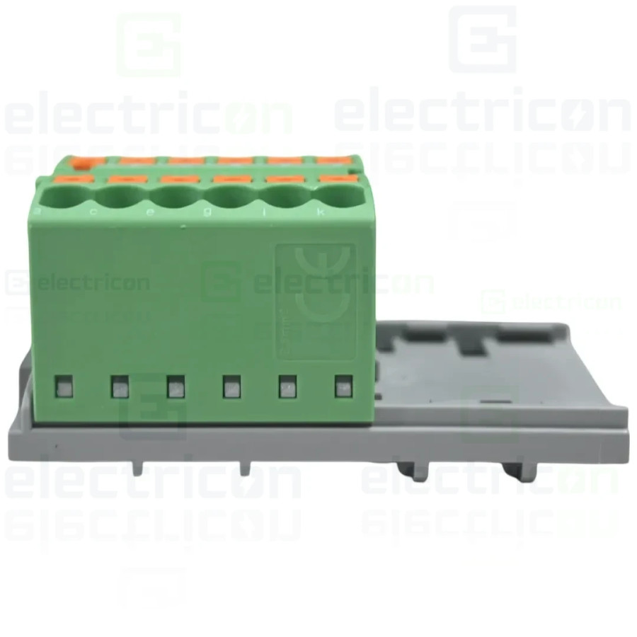 Bloc distribuție Bloc de distributie 4/12X2.5-NS35GY, PTFIX 12X2,5-NS35 GN, verde, Phoenix Contact, 3273030 – montaj rapid și si