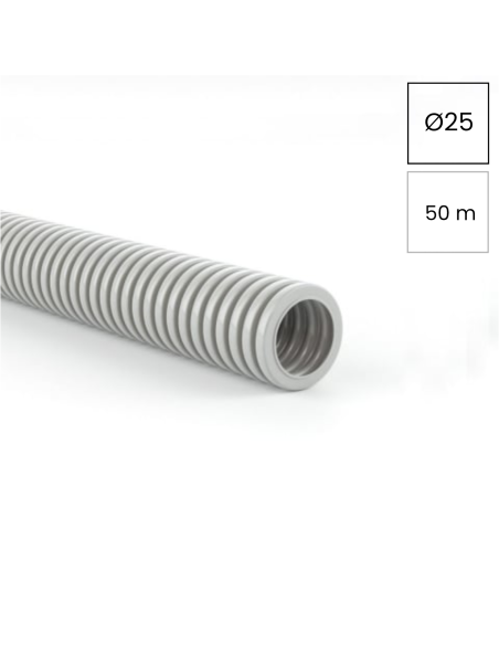 Copex tub protecție flexibil Kouvidis MEDIFLEX IAS 25mm 750N gri rola 50m 2002925