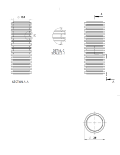 Copex tub protecție flexibil Kouvidis MEDIFLEX IAS 25mm 750N gri rola 50m 2002925 2