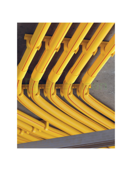 copex tub corugat Kouvidis SUPERFLEX PLUS ISR 20mm 320N galben-rosu EMC electric 100m 2053020