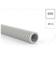 Copex tub protecție flexibil Kouvidis Conflex HF IAS 25mm 1250N gri rola 25m 2004025