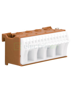 Barete QuickConnect 4mm² Bara QuickConnect 18 puncte de conexiune (14 conexiuni fara șurub 1.5 - 4mm², 4 cu șurub 1,5 - 2,5 mm²)