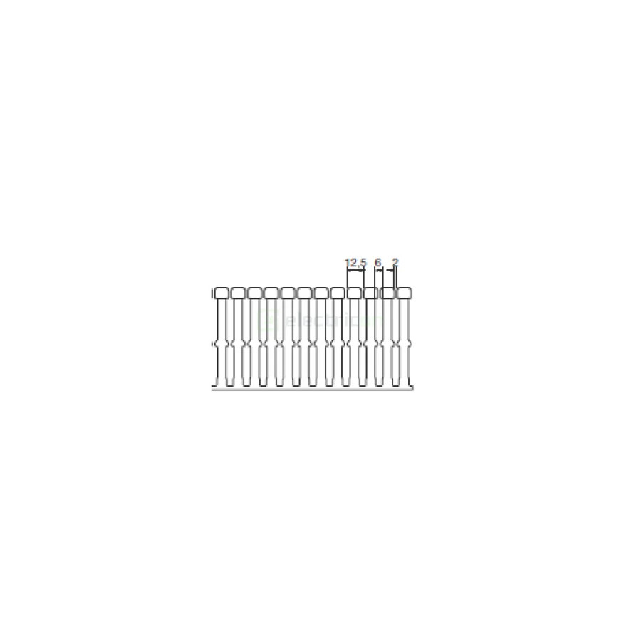 Canal cablu pieptane, BA7A, 100x80mm, PVC, gri, Hager, BA7A100080 - Electricon.ro