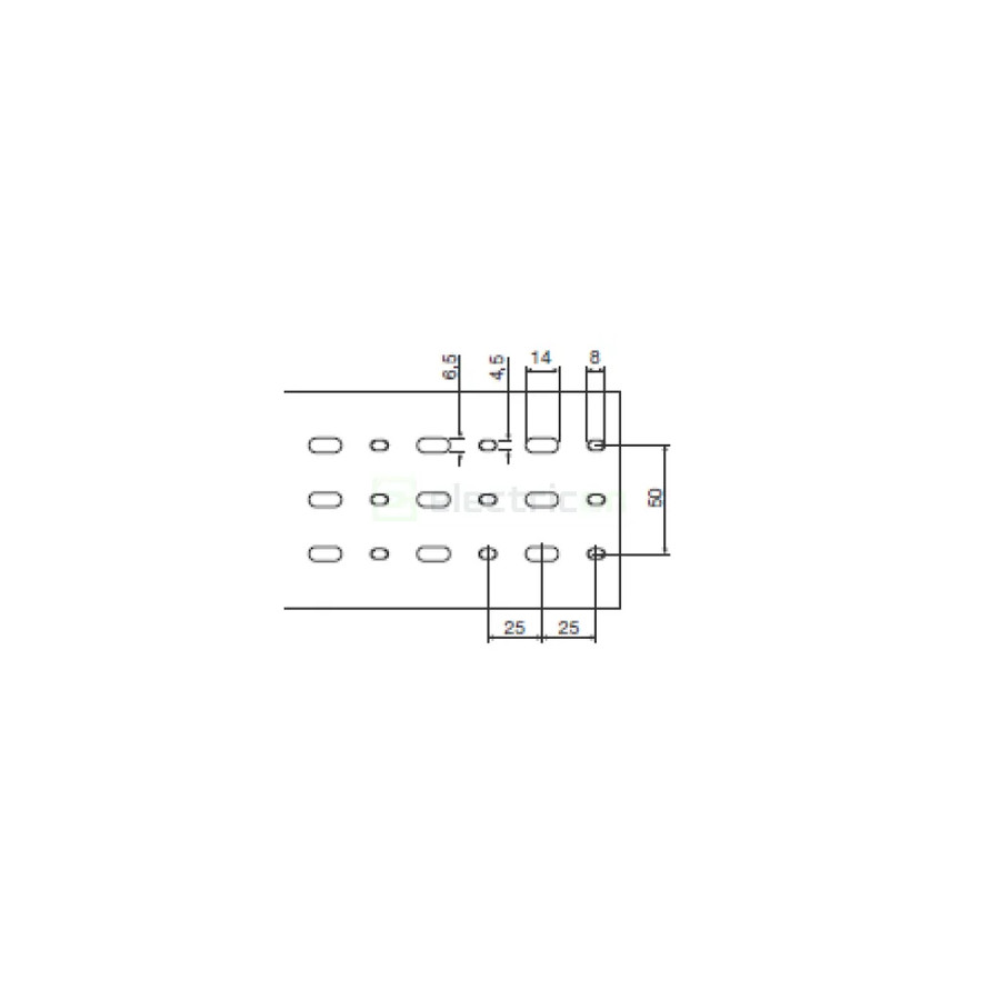 Canal cablu pieptane, BA7A, 100x100mm, PVC, gri, Hager, BA7A100100 - Electricon.ro