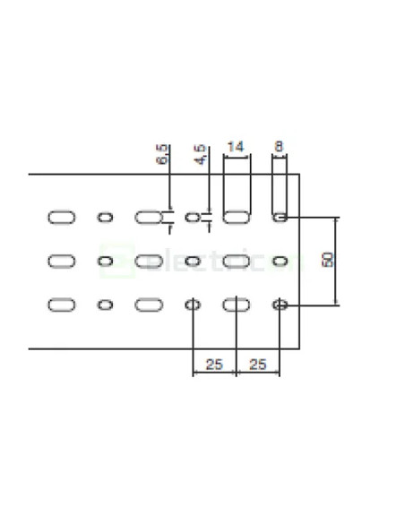 Canal cablu pieptane, BA7A, 100x100mm, PVC, gri, Hager, BA7A100100 - Electricon.ro