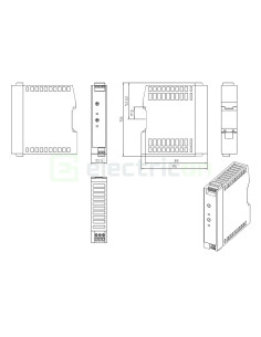 Sursa de alimentare pe șină DIN 2