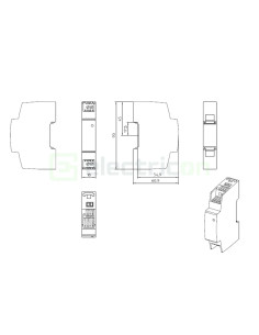 Sursa de alimentare pe șină DIN 2