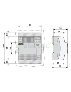 Sursa de alimentare pe șină DIN 2