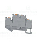 Clema șir 2 etaje 4 conexiuni max. 2.5 mm² gri PTTB 2.5 - Phoenix Contact 3210567