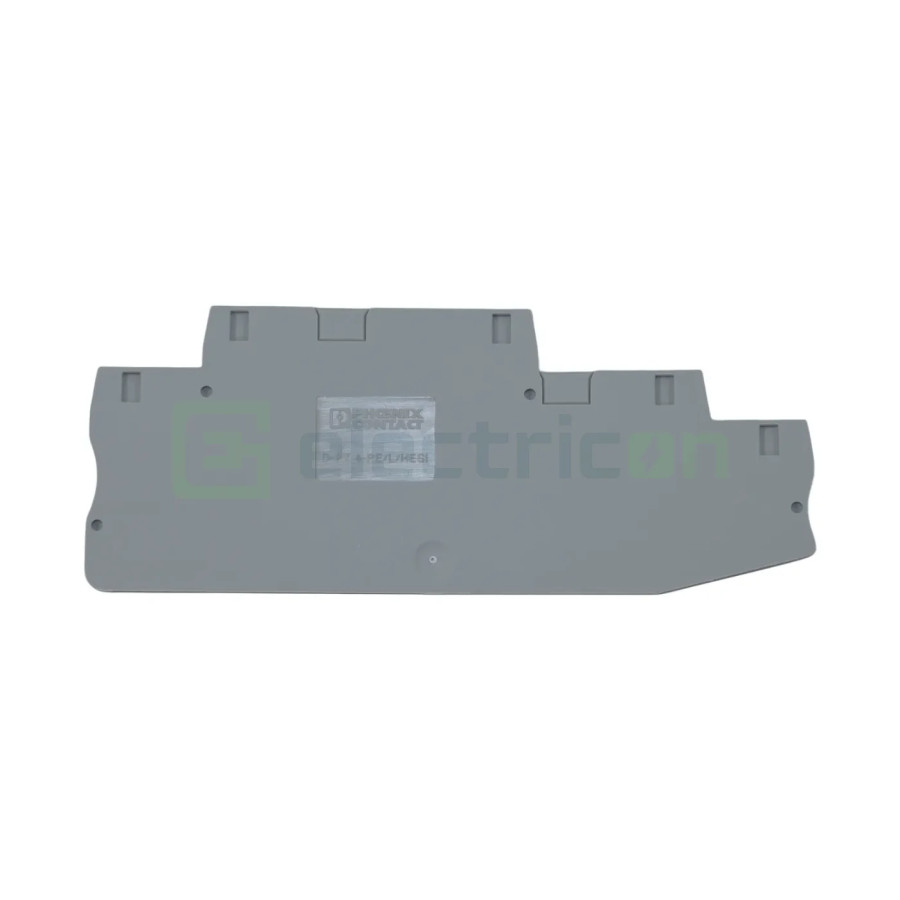 Clemă de derivație Element terminal pentru clemele șir, seria PT (suport 5x20), gri, DP-PT 4-PE/L/HESI, Phoenix Contact, 3002619