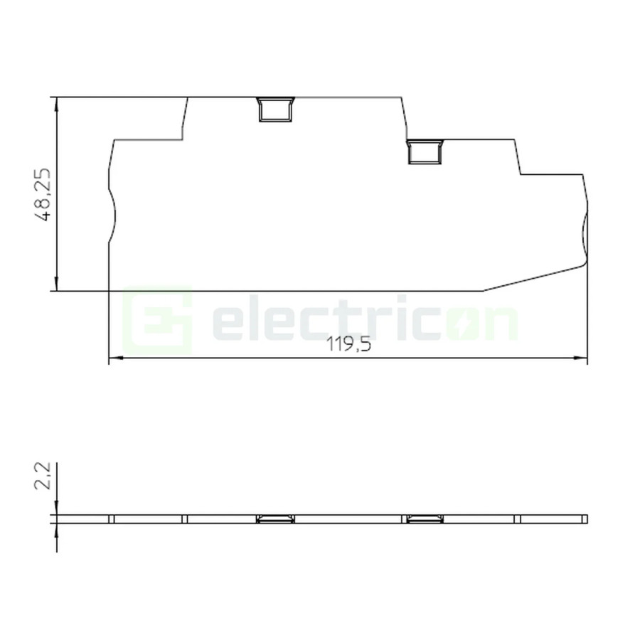 Clemă de derivație Element terminal pentru clemele șir, seria PT (suport 5x20), gri, DP-PT 4-PE/L/HESI, Phoenix Contact, 3002619