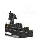 Clemă suport siguranță - 3 etaje - 5x20 mm, 500V 28A, 4 conexiuni, indicator LED - Phoenix Contact 3002612