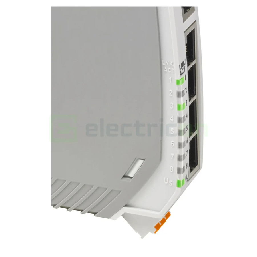 Switch industrial fără management, armat cu fibră de policarbonat, 5x10/100/1000 Mbps Ethernet, 24V, pe sina DIN, FL SWITCH 1105