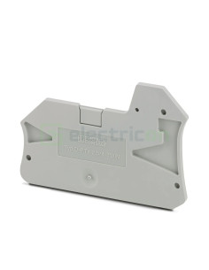 Clemă de derivație Element terminal pentru clemele șir, seria PTV TWIN, gri, DP-PTV 2,5/4/TWIN, Phoenix Contact, 1088747 – monta