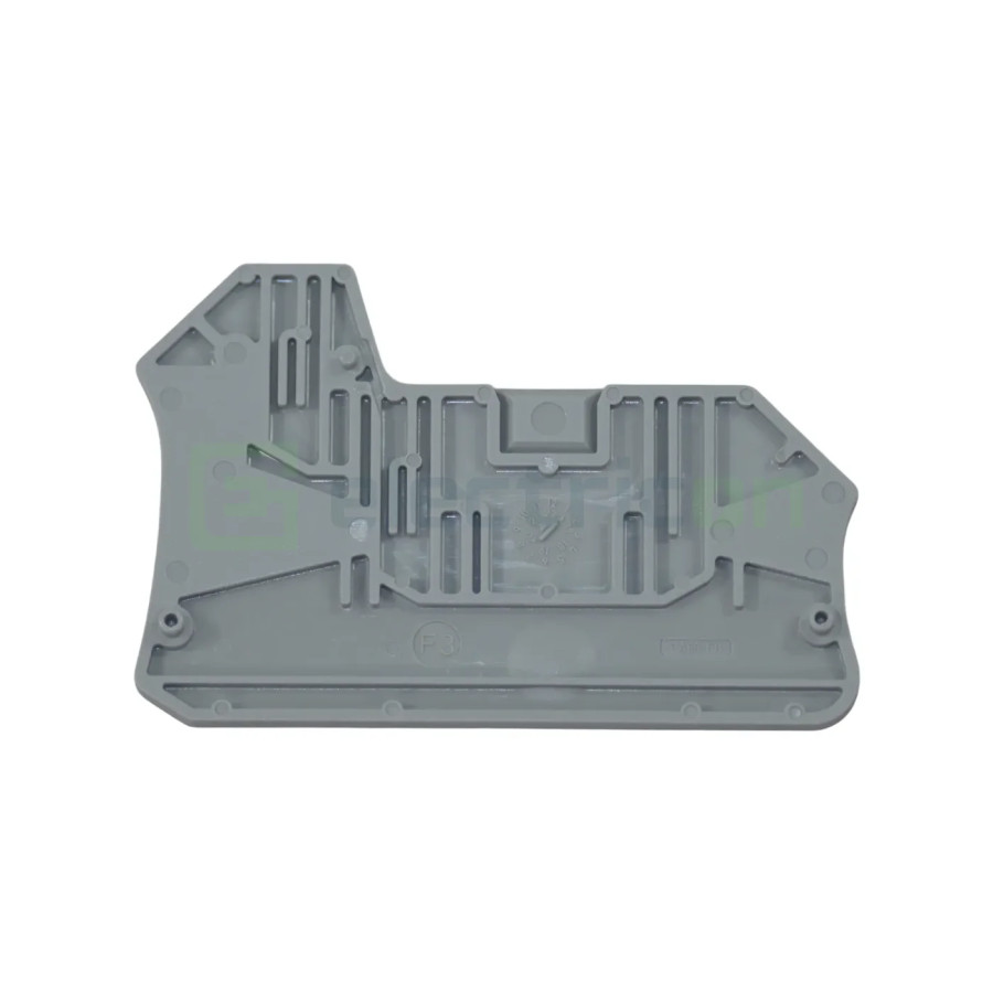 Clemă de derivație Element terminal pentru clemele șir, seria PTV TWIN, gri, DP-PTV 2,5/4/TWIN, Phoenix Contact, 1088747 – monta