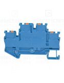 Clema șir 2 etaje 4 conexiuni max. 2.5 mm² albastru PTTB 2.5 BU - Phoenix Contact 3210570