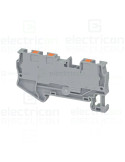 Clema șir 3 conexiuni max. 4 mm² gri PT 4-TWIN - Phoenix Contact 3211771