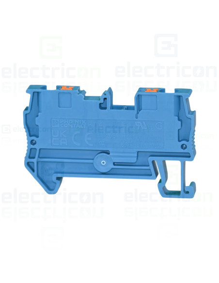 Clemă de derivație 4 mm² Clema șir, de trecere, 2 conexiuni, 4 mm²,albastru, PT 4 BU, Phoenix Contact, 3211760 – montaj rapid și