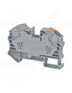 Clemă de derivație 16 mm² Clema șir, de trecere, 2 conexiuni, 16 mm²,gri, PT 16 N, Phoenix Contact, 3212138 – montaj rapid și si