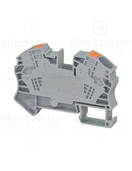 Clemă de derivație 16 mm² Clema șir, de trecere, 2 conexiuni, 16 mm²,gri, PT 16 N, Phoenix Contact, 3212138 – montaj rapid și si