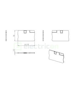 Clemă de derivație Element terminal pentru clemele șir, seria PT 6, gri, D-PT 6, Phoenix Contact, 3212044 – montaj rapid și sigu 2