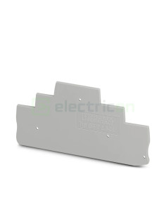 Clemă de derivație Element terminal pentru clemele șir, seria PT 2,5, gri, D-PT 2,5-3L, Phoenix Contact, 3211647 – montaj rapid 