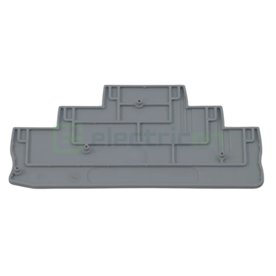 Clemă de derivație Element terminal pentru clemele șir, seria PT 2,5, gri, D-PT 2,5-3L, Phoenix Contact, 3211647 – montaj rapid 