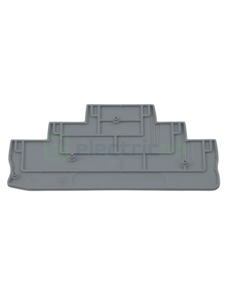 Clemă de derivație Element terminal pentru clemele șir, seria PT 2,5, gri, D-PT 2,5-3L, Phoenix Contact, 3211647 – montaj rapid 