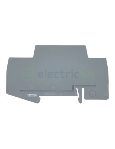 Clemă de derivație Element terminal pentru clemele șir, seria STTB 4, gri, ATP-STTB 4 , Phoenix Contact, 3030747 – montaj rapid 