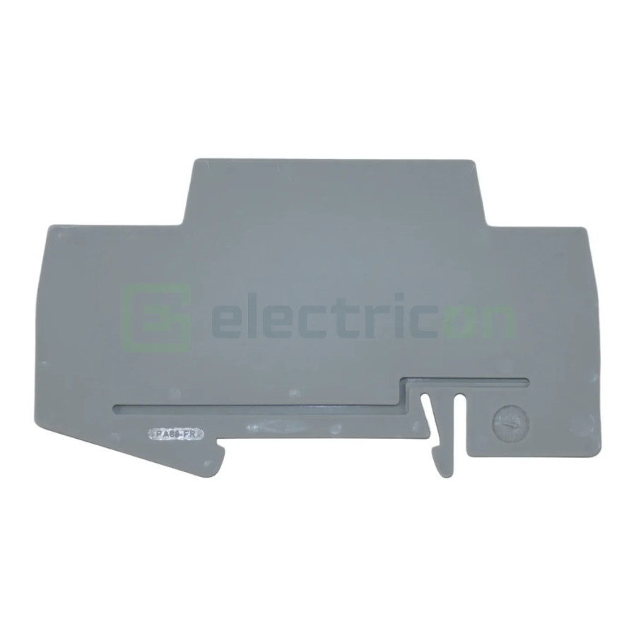 Clemă de derivație Element terminal pentru clemele șir, seria STTB 4, gri, ATP-STTB 4 , Phoenix Contact, 3030747 – montaj rapid 