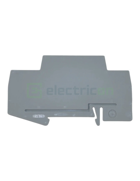 Clemă de derivație Element terminal pentru clemele șir, seria STTB 4, gri, ATP-STTB 4 , Phoenix Contact, 3030747 – montaj rapid 