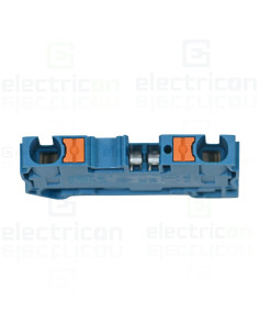 Clemă de derivație 6 mm² Clemă șir de trecere, 2 conexiuni, 6 mm², PT 6 BU, Phoenix Contact, 3211819 – montaj rapid și sigur în  2