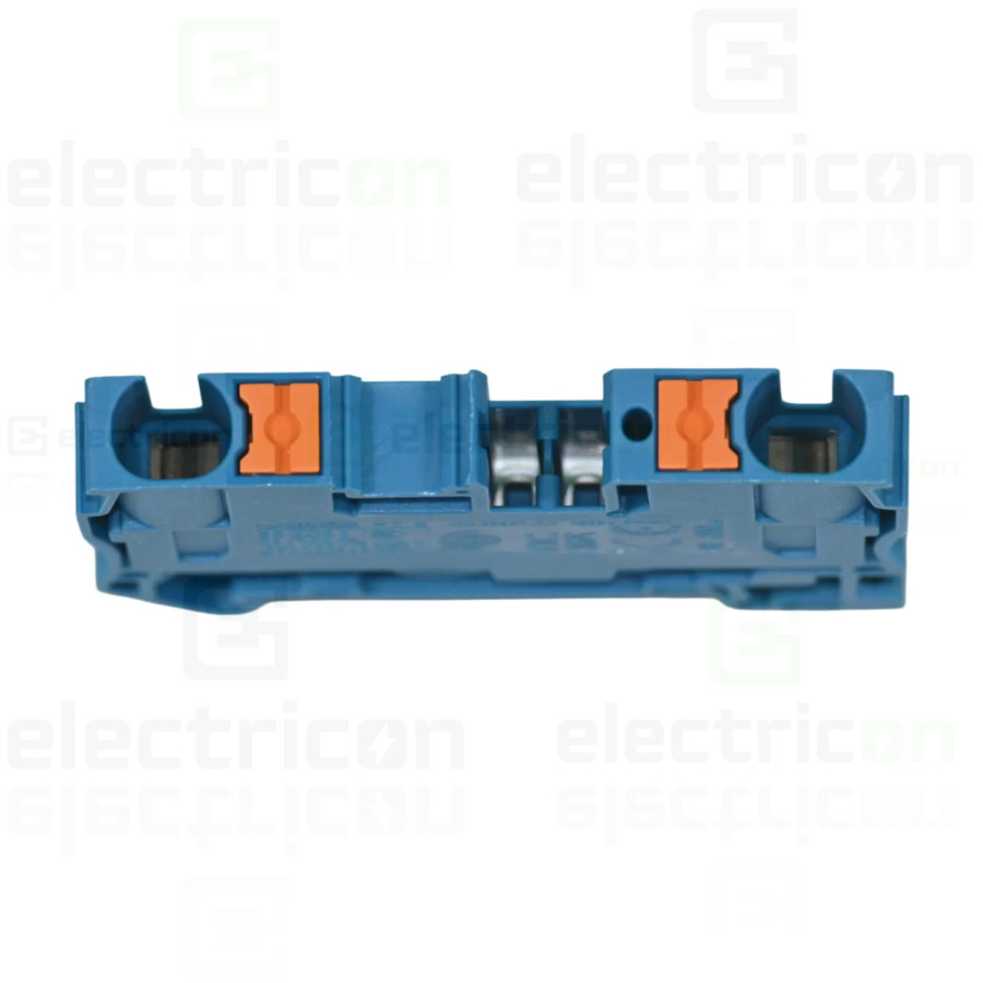 Clemă de derivație 6 mm² Clemă șir de trecere, 2 conexiuni, 6 mm², PT 6 BU, Phoenix Contact, 3211819 – montaj rapid și sigur în 