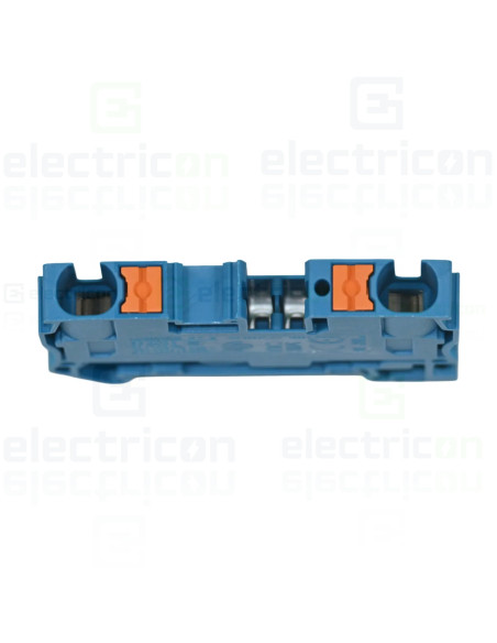Clemă de derivație 6 mm² Clemă șir de trecere, 2 conexiuni, 6 mm², PT 6 BU, Phoenix Contact, 3211819 – montaj rapid și sigur în 