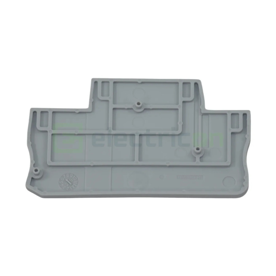 Clemă de derivație Element terminal pentru clemele șir, seria PTTB, gri, D-PTTB 2,5, Phoenix Contact, 3211634 – montaj rapid și 