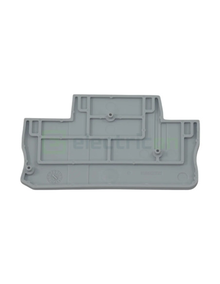 Clemă de derivație Element terminal pentru clemele șir, seria PTTB, gri, D-PTTB 2,5, Phoenix Contact, 3211634 – montaj rapid și 