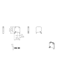 Clemă de derivație 5 mm² Clemă șir, micro format, 2 conexiuni, 1,5 mm². albastru, MP 1,5 BU, Phoenix Contact, 3248152 – montaj r 2