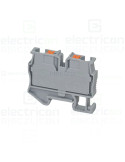 Clema șir mini 2 conexiuni max. 4 mm² gri MPT 4 - Phoenix Contact 3249000