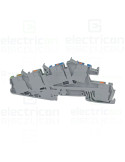 Clema șir 3 etaje 5 conexiuni max. 4 mm² gri PTI 4-PE/L/N - Phoenix Contact 3214049
