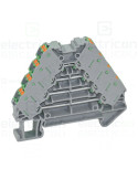 Clema șir 4 etaje 16 conexiuni max. 1.5 mm² verde PTRV 4/GN - Phoenix Contact 3270122