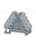 Clema șir 4 etaje 16 conexiuni max. 1.5 mm² alb PTRV 4/WH - Phoenix Contact 3270115
